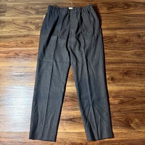 Club Monaco Wool Blend Drawstring Straight Leg Pants Gray Men's Size Medium